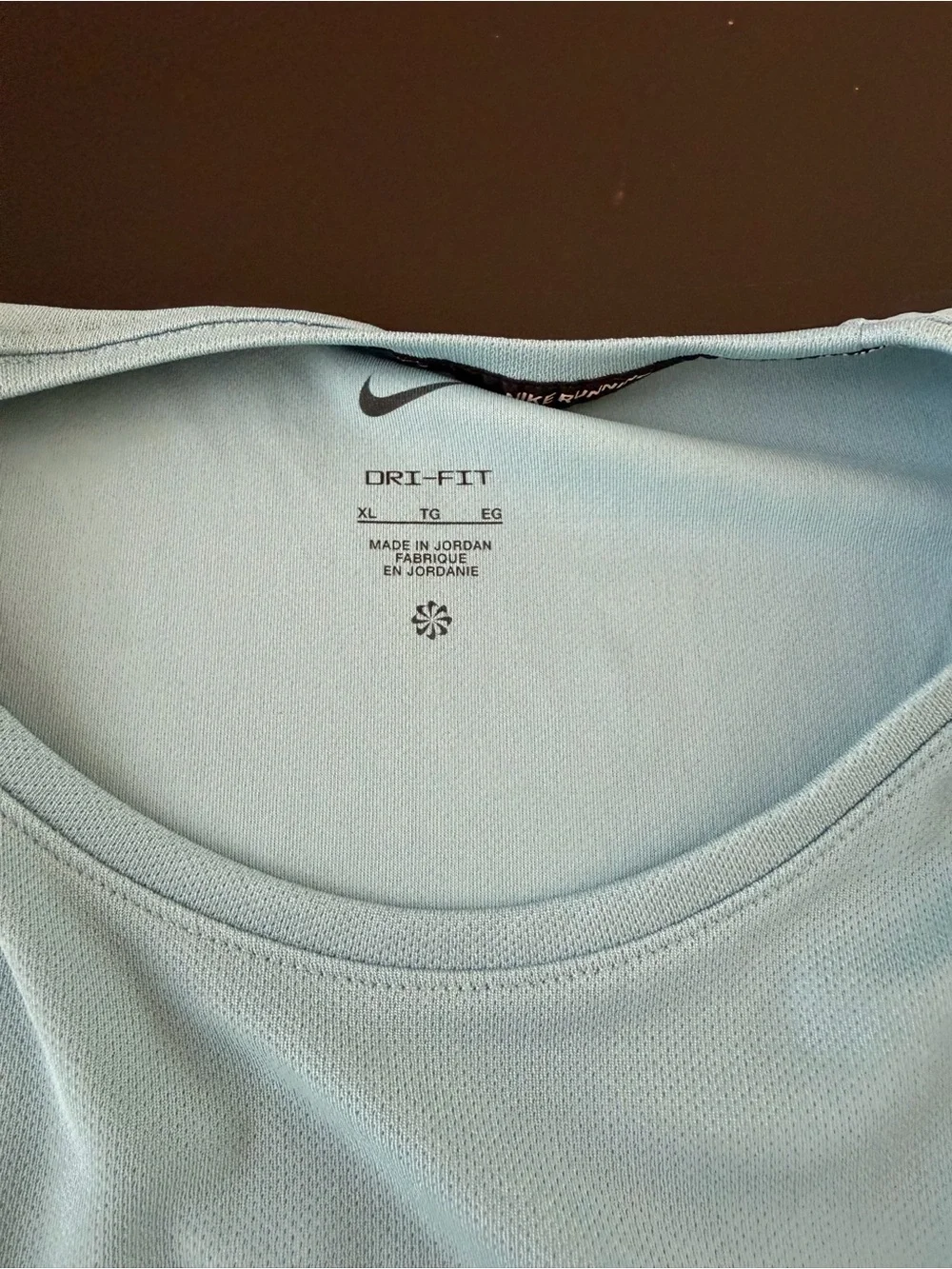 Nike Men's Dri-FIT Light Blue Performance Tee